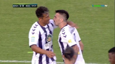 Απόλλων Σμύρνης – Βόλος 1-3: Εξαιρετική ενέργεια Μπαρτόλο, άμεση «απάντηση» Ιωαννίδη! (video)