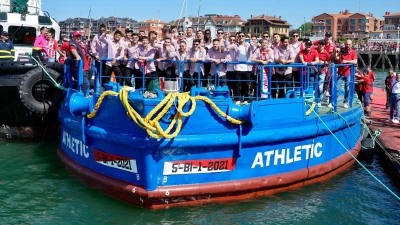 «Μία ολόκληρη πόλη στο πόδι»: Ιστορικές στιγμές στο Μπιλμπάο - Φιέστα πάνω στη θρυλική Gabarra! (video)