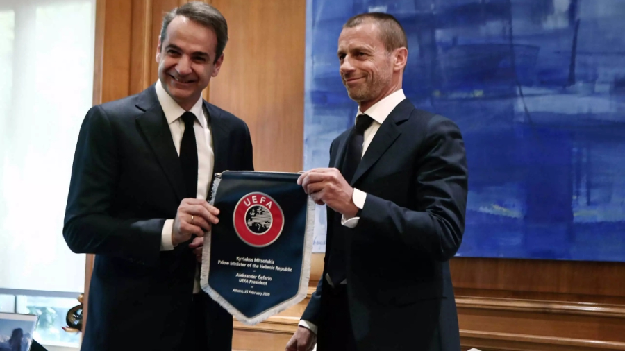 Ο Κυριάκος Μητσοτάκης απέδωσε τα εύσημα σε Ολυμπιακό μέσω… Τσέφεριν, για τη διοργάνωση του Super Cup