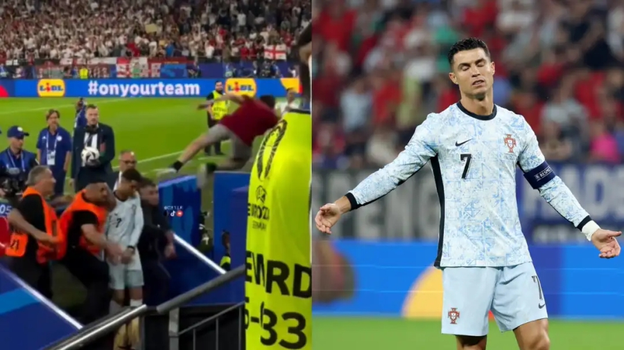 Η «τρέλα» για τον Κριστιάνο Ρονάλντο δεν έχει όρια: Οπαδός όρμησε με τα δύο πόδια προς το μέρος του Πορτογάλου! (video)
