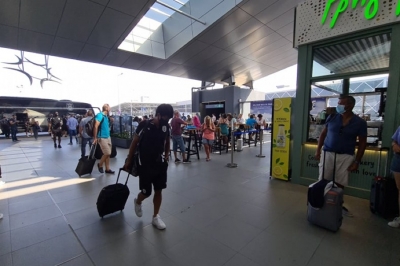 Η αναχώρηση του ΠΑΟΚ για την Ιρλανδία (video)