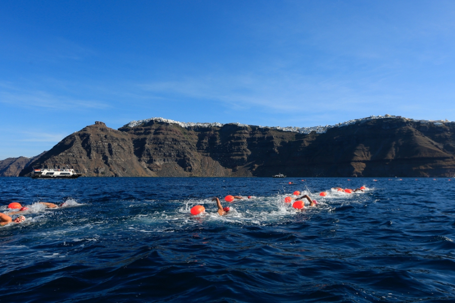 Η δις πρωταθλήτρια Ευρώπης Αντιγόνη Ντρισμπιώτη  στο Santorini Experience 2022