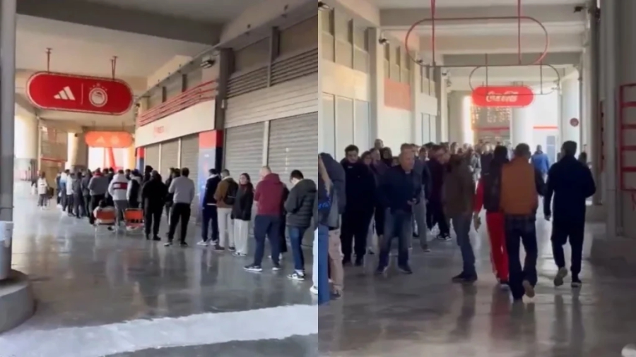 «Θα είμαστε όλοι εκεί, για το έμβλημα και τη φανέλα»: Φρενίτιδα έξω από το «Καραϊσκάκης» για την επετειακή φανέλα του Ολυμπιακού!