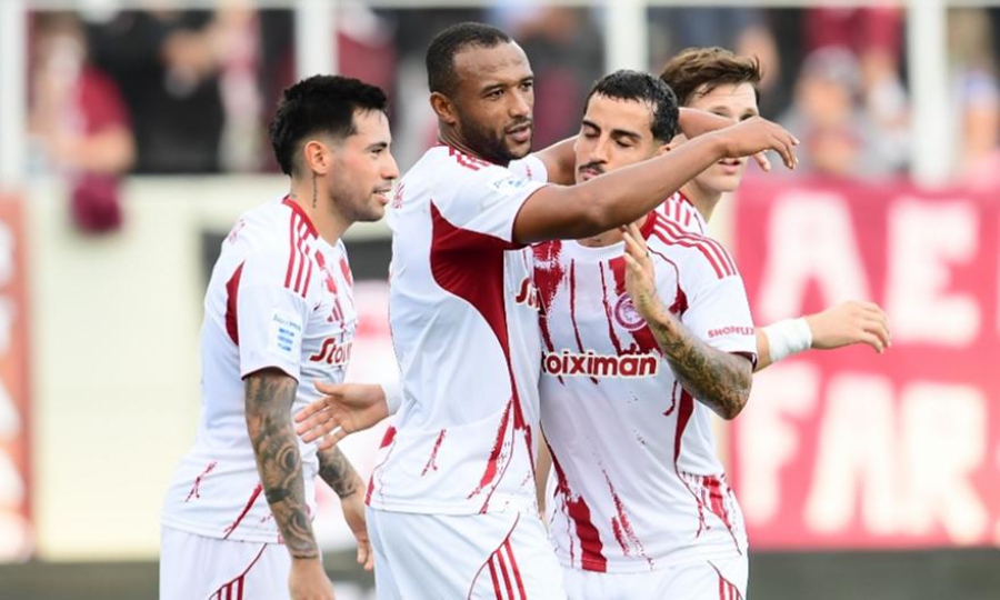 Επέστρεψε στις νίκες ο Ολυμπιακός - Άνετο 2-0 επί της ΑΕΛ Novibet στην Λάρισα!