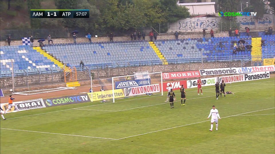 Λαμία – Ατρόμητος 1-2: Νέο προβάδισμα με Βασιλαντωνόπουλος! (video)