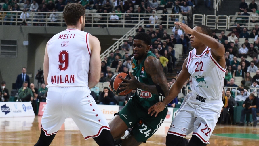 Παναθηναϊκός - Αρμάνι Μιλάνο 90-77: Μπέικον και Λι επέβαλαν τον «νόμο του ΟΑΚΑ»! (video)