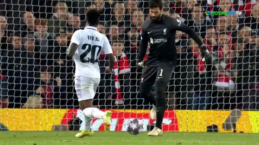 Λίβερπουλ – Ρεάλ Μαδρίτης 2-2: Τρομερό «comeback» με Βινίσιους και… Άλισον! (video)