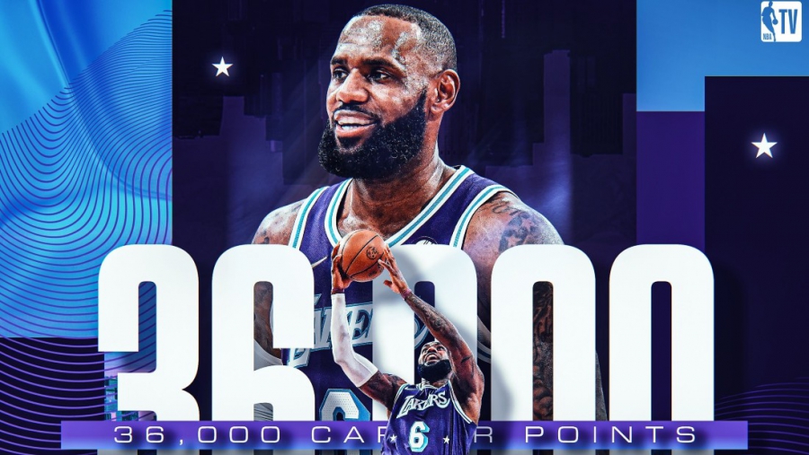 Λεμπρόν Τζέιμς: Γράφει ιστορία με 36.000 πόντους!