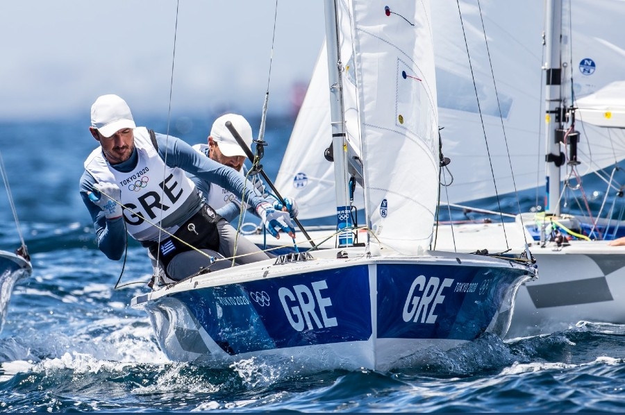 Ιστιοπλοΐα: Μάντης και Καγιαλής κατέλαβαν την όγδοη θέση στο Τόκιο