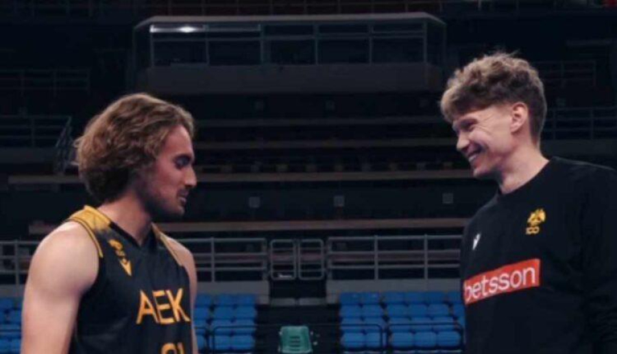 ΑΕΚ: Νέα προσθήκη ο Τσιτσιπάς ή παρτενέρ με Κουζμίνσκας στο Davis Cup; (video)