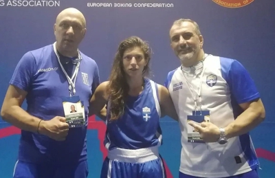 Γράφεται ιστορία: Η Όλγα Παπαδάτου στον ημιτελικό του Ευρωπαϊκού Πρωταθλήματος πυγμαχίας (video)