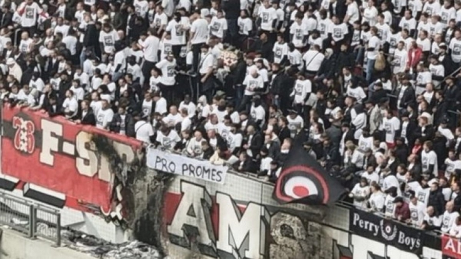 Άγιαξ – Φέγενορντ: Πήραν φωτιά τα πανό των φίλων του «Αίαντα»! (video)