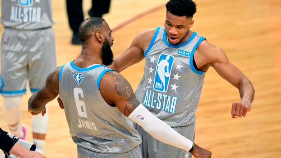 Αρχηγοί στο All Star Game του ΝΒΑ Αντετοκούνμπο και ΛεΜπρον