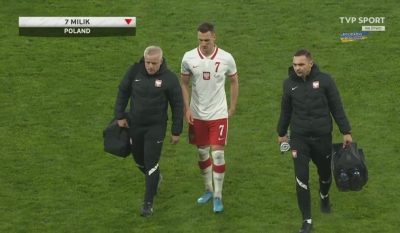 Σκωτία – Πολωνία: Αναγκαστική αλλαγή ο Μίλικ, κίνδυνος να χάσει το ματς με τον ΠΑΟΚ