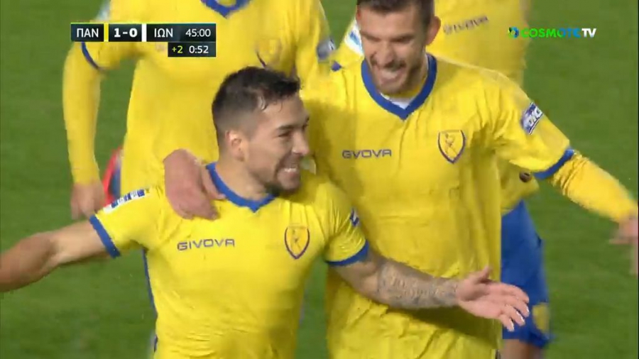 Παναιτωλικός – Ιωνικός 1-0: Προβάδισμα με Μεντόσα από την άσπρη βούλα! (video)
