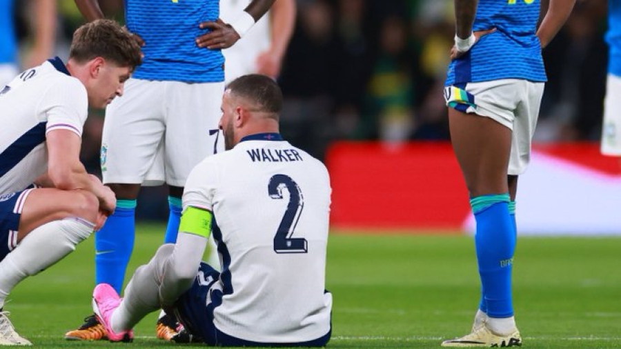 Ανησυχία στην Μάντσεστερ Σίτι, τραυματίστηκε ο Γουόκερ στο Αγγλία – Βραζιλία! (video)