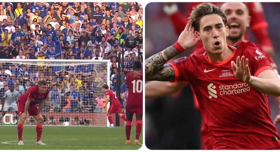 Το πέναλτι του Greek Scouser, Τσιμίκα, που πάντα θα συνοδεύει τις εικόνες της ιστορίας της Λίβερπουλ στο FA Cup!