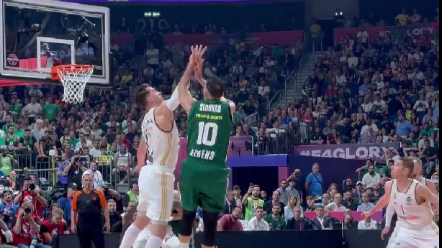 Σλούκας... at the buzzer, «τρελαίνεται» και ξεσηκώνει τον κόσμο του Παναθηναϊκού! (video)