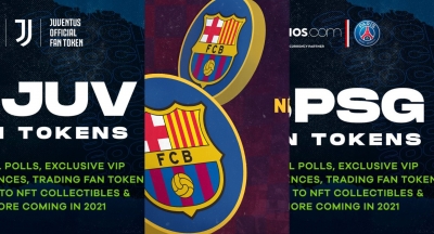 Παρί Σεν Ζερμέν – Γιουβέντους – Μπαρτσελόνα: Πάνω από 100 εκατ. ευρώ σε έσοδα από τα «fan tokens»
