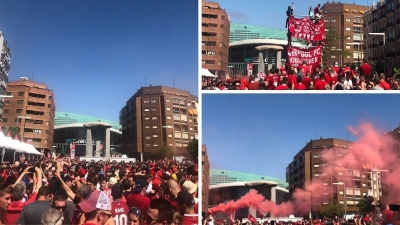 «Κοκκίνισε» το Παρίσι από τους φίλους της Λίβερπουλ! (video)