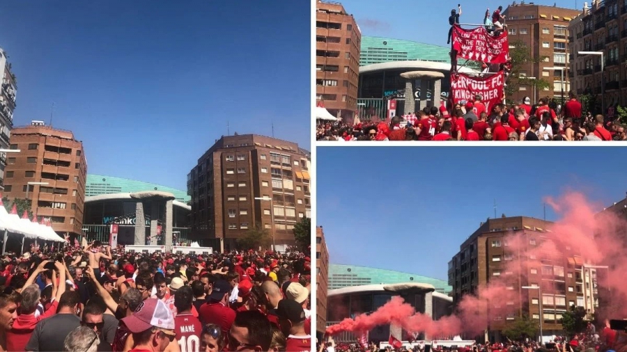 «Κοκκίνισε» το Παρίσι από τους φίλους της Λίβερπουλ! (video)