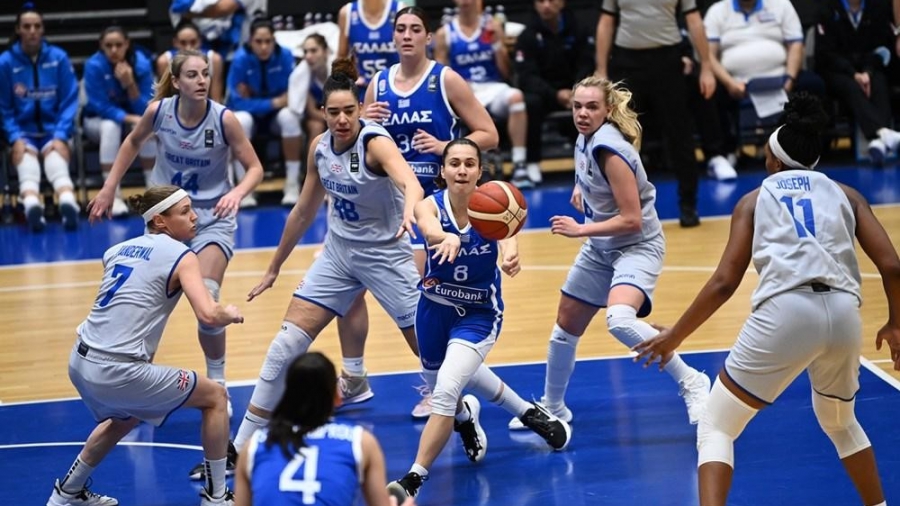 Σπουδαίο διπλό της Εθνικής Γυναικών κόντρα στη Μεγάλη Βρετανία!