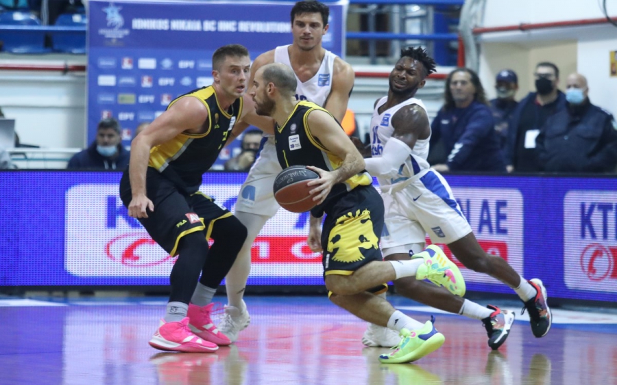 «Δάγκωνε» στην άμυνα η ΑΕΚ και υπέταξε τον Ιωνικό με 65-59 (video)