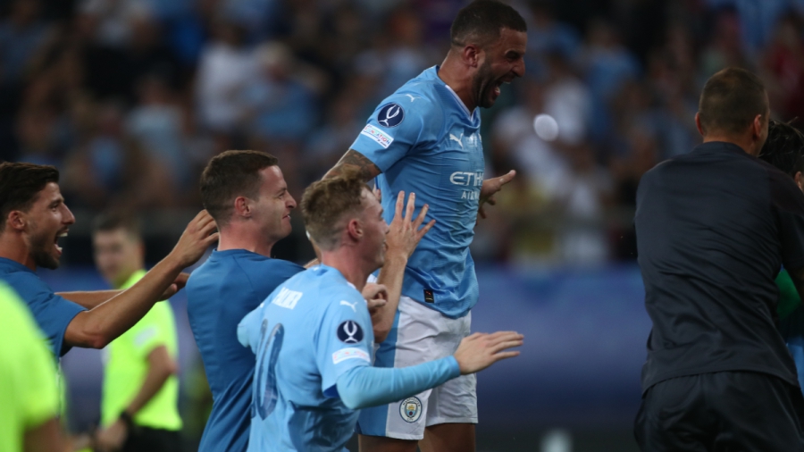 Μάντσεστερ Σίτι – Σεβίλλη 1-1 (5-4 πεν.): Τη «λύγισαν» στα πέναλτι και πήραν το Super Cup στον Πειραιά οι Άγγλοι! (video)