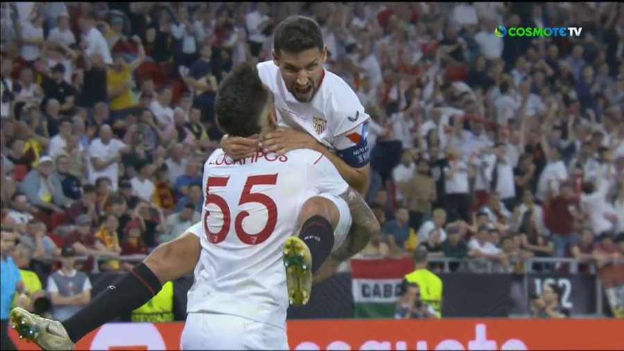 Σεβίλλη - Ρόμα 1-1: Σε ισορροπία ο τελικός από αυτογκόλ του Μαντσίνι (video)