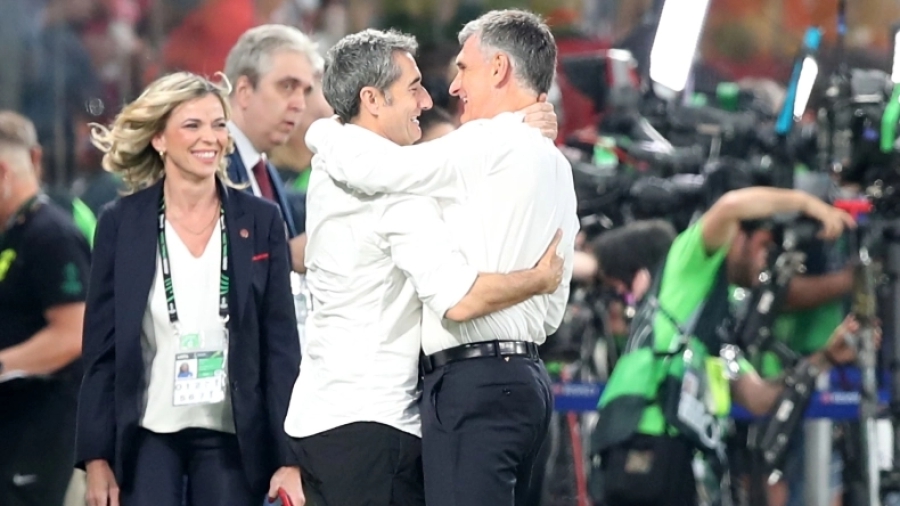 Η θερμή αγκαλιά Βαλβέρδε – Μεντιλίμπαρ, στιγμές πριν τον τελικό!