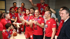 Παναγιώτης Αγγελόπουλος: «Εσείς γράφετε την ιστορία του Ολυμπιακού, συνεχίζουμε έτσι μέχρι το Κάουνας και τους τελικούς»