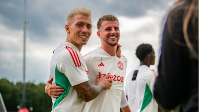 Ορεξάτος ο Μάουντ στην πρώτη του προπόνηση με τη Μάντσεστερ Γιουνάιτεντ!