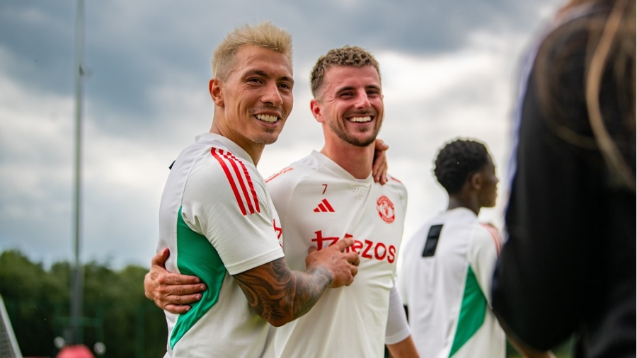 Ορεξάτος ο Μάουντ στην πρώτη του προπόνηση με τη Μάντσεστερ Γιουνάιτεντ!