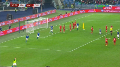 Ιταλία – Ελβετία 1-1: Ισοφάριση με κεφαλιά του Ντι Λορέντσο! (video)