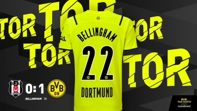 Μπεσίκτας - Ντόρτμουντ 0-1: Ανοίγει το σκορ ο Μπέλιγκχαμ μέσα στη «Vodafone Arena» (video)