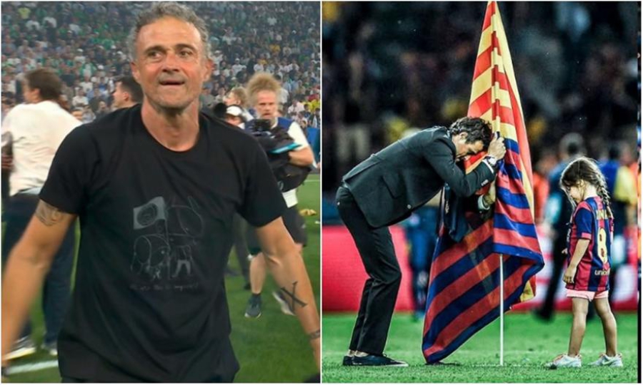 «We are the champions!»: Το t-shirt μνήμης του Λουίς Ενρίκε προς την κόρη του και το fundación Xana!