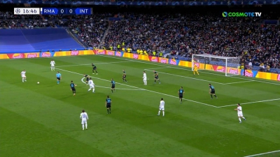 Ρεάλ Μαδρίτης – Ίντερ 1-0: Προβάδισμα για τους γηπεδούχους με τρομερή εκτέλεση του Κρόος έξω από την περιοχή! (video)