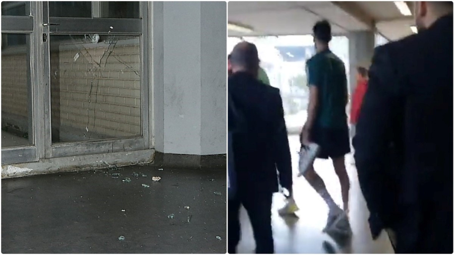 Ολυμπιακός – Παναθηναϊκός: Υποδοχή με πέτρες και φωτοβολίδα ευθείας βολής καταγγέλλουν οι «πράσινοι» (video)