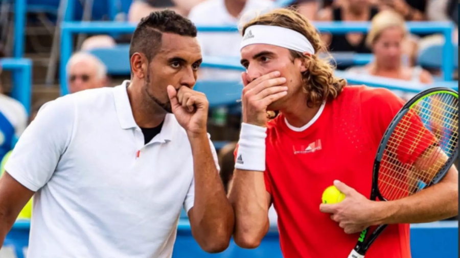 Μαζί Τσιτσιπάς και Κύργιος στο διπλό του Diriyah Tennis Cup