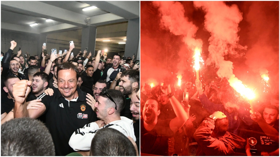 «Κάηκε» το ΟΑΚΑ: Πρωτοφανής αποθέωση για τον Αταμάν και τους παίκτες του Παναθηναϊκού! (video)