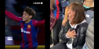 Το «ονειρικό» ντεμπούτο του Γκούιου στην Μπαρτσελόνα: Το γκολ, το ξέσπασμα και τα δάκρυα της μητέρας του (video)