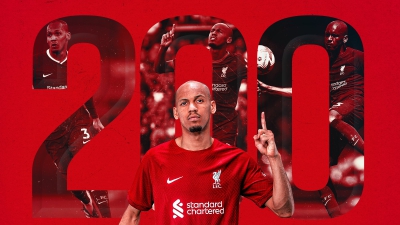 O Φαμπίνιο 200άρισε στη Λίβερπουλ και το... γιόρτασε σε περιγραφή Χρήστου Σωτηρακόπουλου! (video)