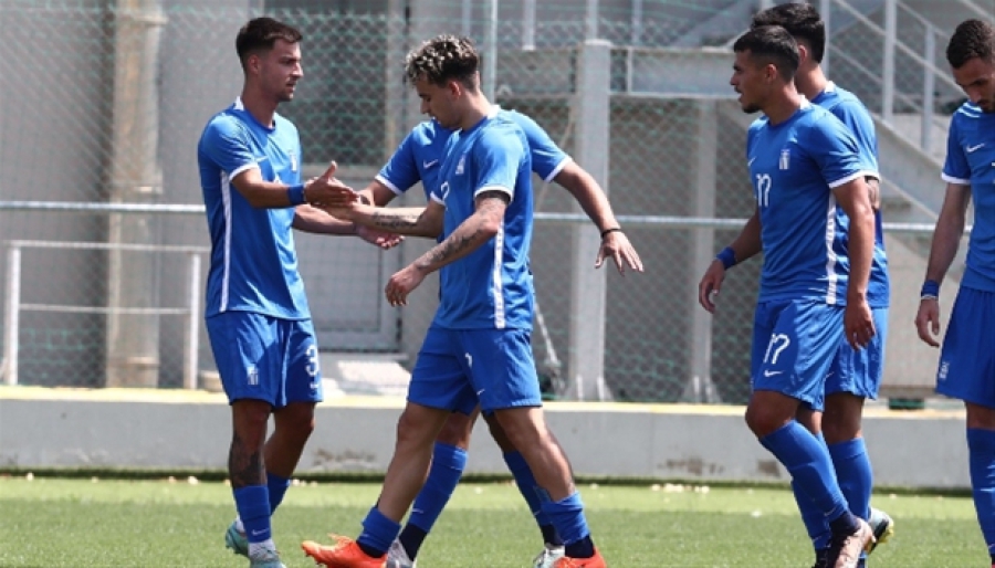 Φιλική νίκη της Εθνικής Ελπίδων επί της ΑΕΚ Β