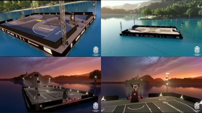 Ο Λούκα Ντόντσιτς παρουσιάζει την καινούργια σειρά παπουτσιών του σε πλωτό γήπεδο! (video)