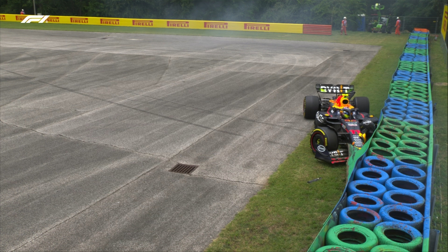 Formula 1, Ουγγαρία: «Σκόνη και θρύψαλα» η αεροτομή του Πέρεζ, κατά τη διάρκεια των δοκιμαστικών! (video)