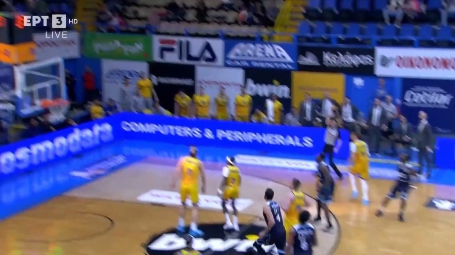 Περιστέρι - Κολοσσός Ρόδου: Buzzer beater... βόμβα με ταμπλό από τον Τιγκ! (video)