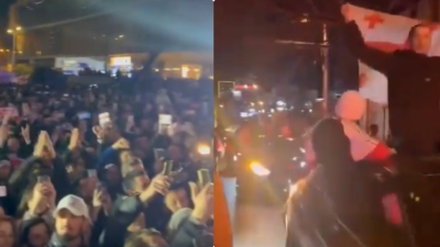 Το... όνειρο έγινε πραγματικότητα: «Ξέφρενοι» πανηγυρισμοί στους δρόμους της Τιφλίδας, αποθέωση από τον Τύπο! (video)