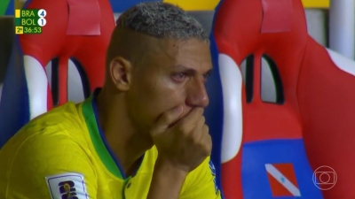 «Μαύρο δάκρυ» έριξε ο Ριτσάρλισον όταν βγήκε αλλαγή στο ματς της Βραζιλίας με τη Βολιβία