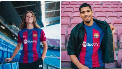 Μπαρτσελόνα: Η νέα ρετρό φανέλα των «μπλαουγκράνα» ξυπνάει μνήμες από την εποχή των 00’s (video)