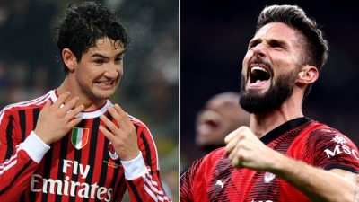 Ο Ολιβιέ Ζιρού σκόραρε, έγινε διψήφιος και θύμισε στη Μίλαν τον... Αλεσάντρε Πάτο!